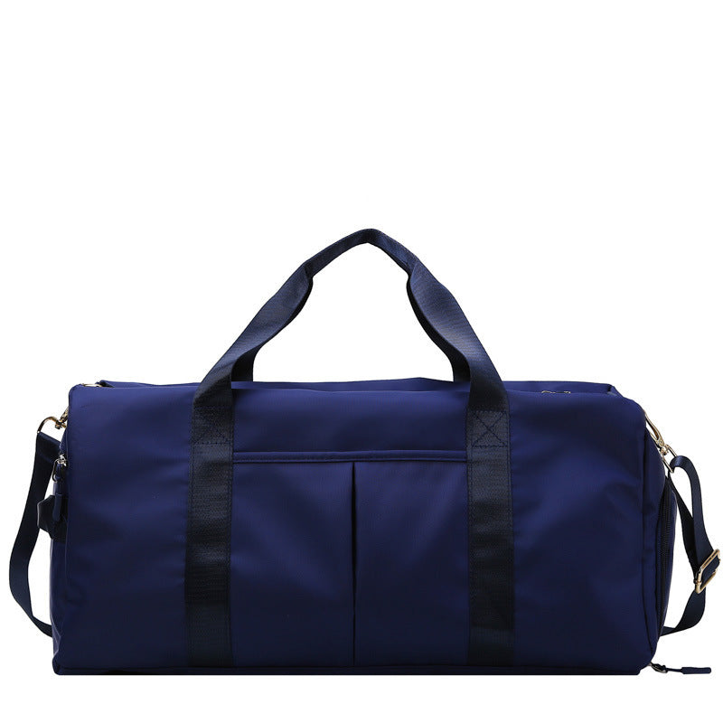 Yoga Fitness bag large capacity travel bag Dark Blue