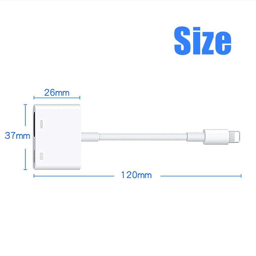 Lightning to HDMI HD Display with same Screen Cable