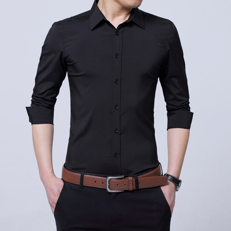 Men's long sleeve shirts Black