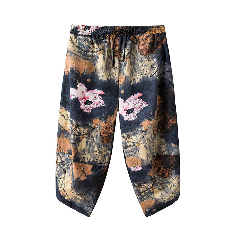 Retro Casual Youth Ethnic Loose Radish Pants