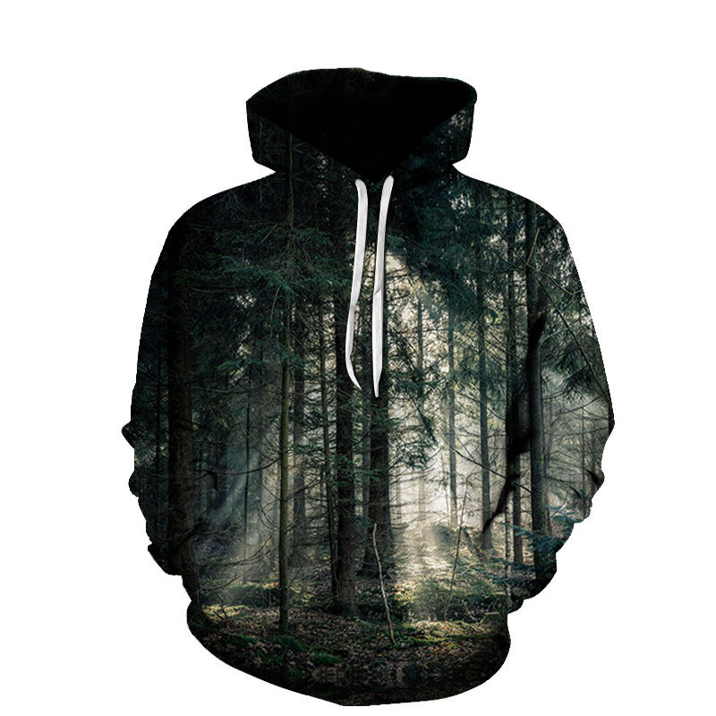 Beach Maple Leaf Couples Sport Sweaters Men And Women Casual Hoodies 04