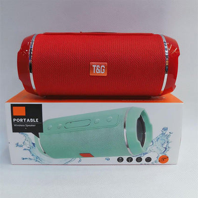 High Sound Quality Portable Subwoofer Bluetooth Speaker Red