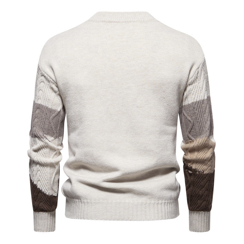 Knitwear Men's Casual Coat Autumn And Winter New Round Neck Sweater