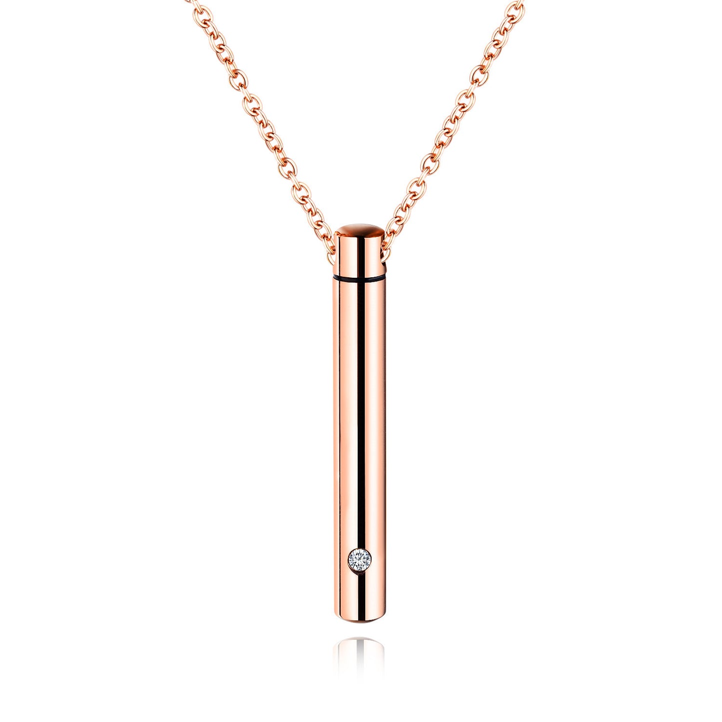 Creative Openable Stainless Steel Perfume Bottle Pendant C