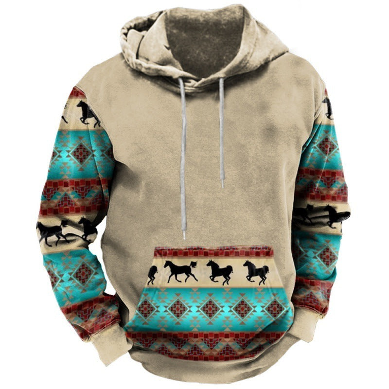 Men's Street Sports Fashion Hoodie TMW405 7