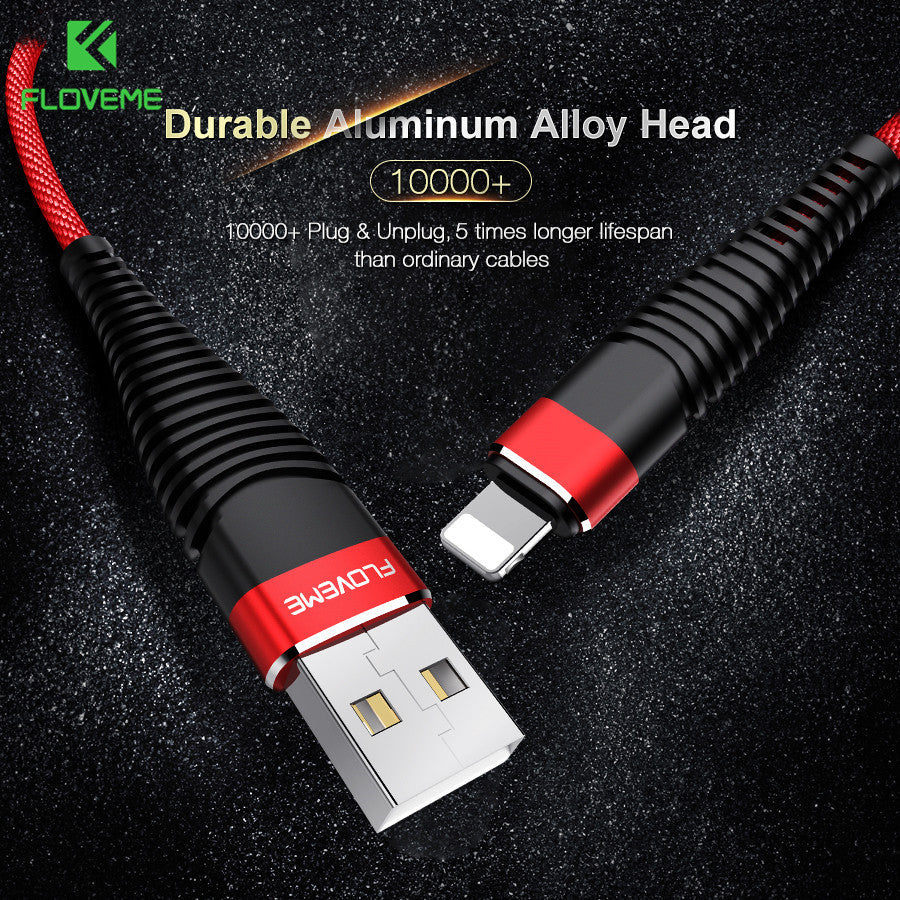 Compatible With Indestructible High Tensile Fast Charging Cable for Apple And Android