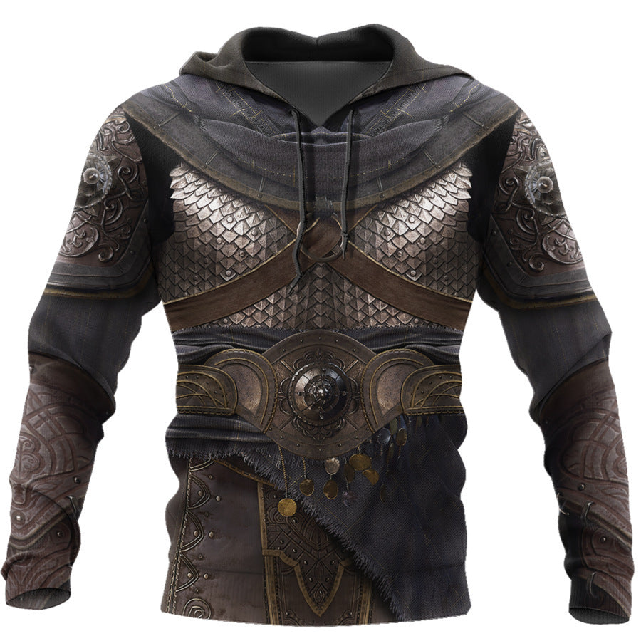 3D Digital Printing Hoodie Cartoon Men's Sweater Casual Sweatshirt