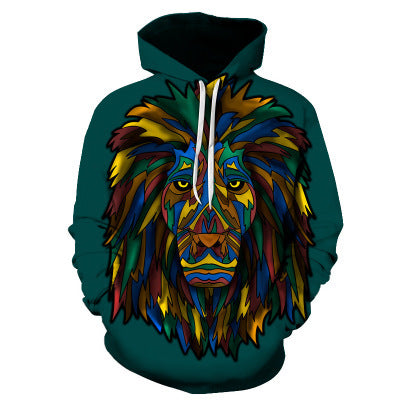 Wolf Printed Hoodies Men 3D Sweatshirt 9