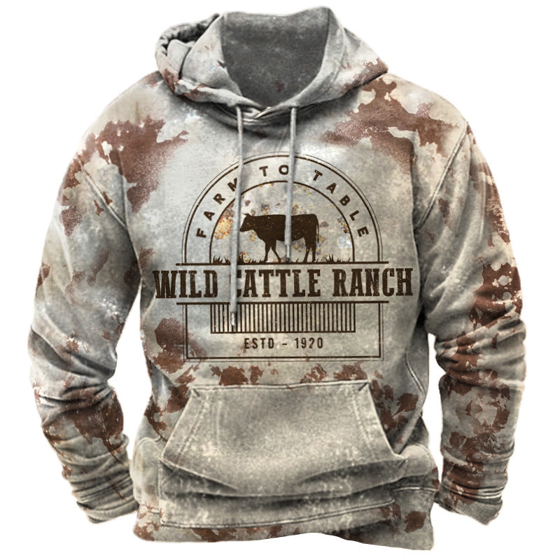 Sports Leisure Trendy Hoodie Sweater WY01K2323126