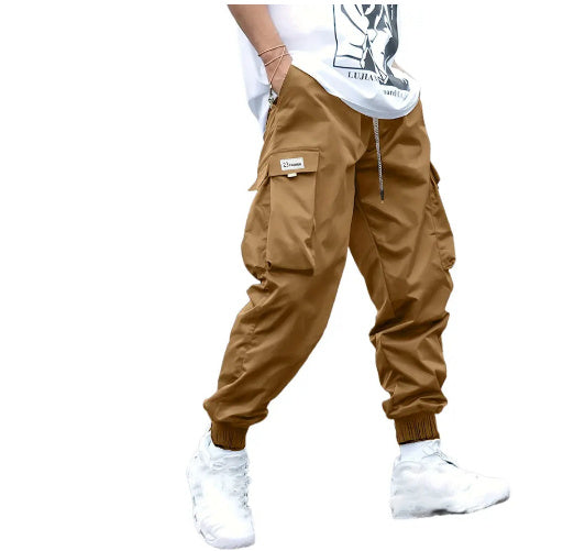 ✨ Oversized Cargo Multi-Pocket Pants – Rugged Style Meets Everyday Functionality! Dark brown1