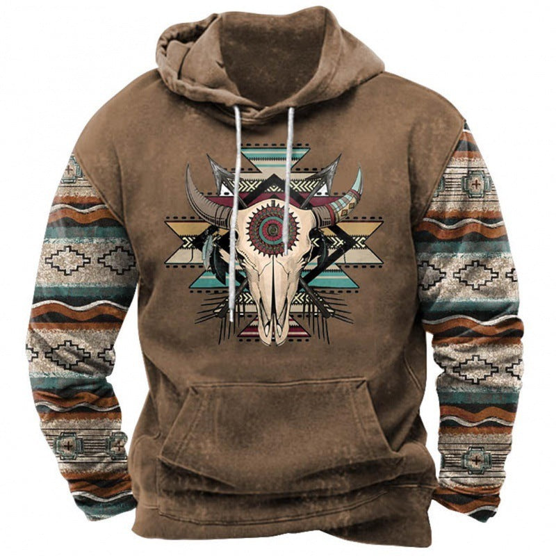 Printed Hoodie Men's Clothing With Pockets TMW282 6