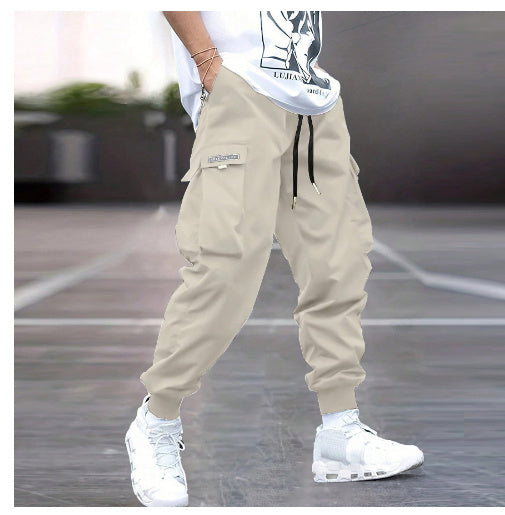 ✨ Oversized Cargo Multi-Pocket Pants – Rugged Style Meets Everyday Functionality! Beige
