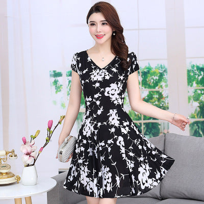 Middle-aged Women Middle-aged Mother Women's Clothing Black