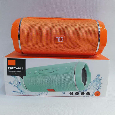 High Sound Quality Portable Subwoofer Bluetooth Speaker Orange