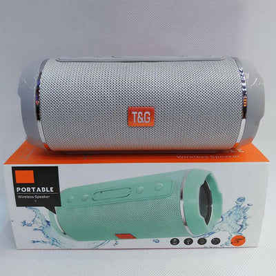 High Sound Quality Portable Subwoofer Bluetooth Speaker Grey