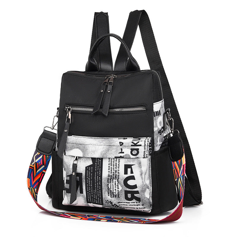 Ladies Casual Large Capacity Travel Bag Black