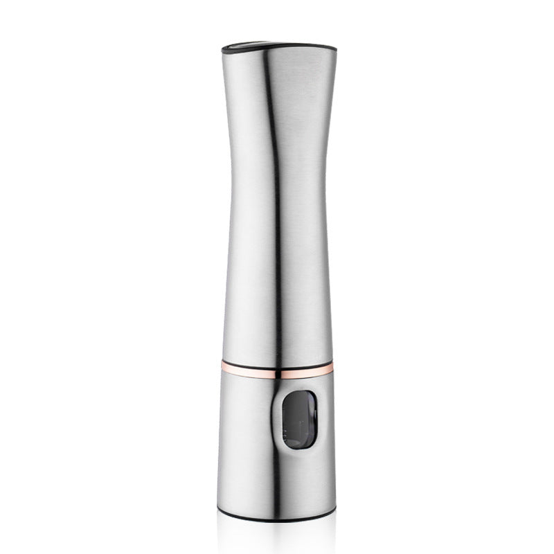 Electric Pepper Mill Stainless Steel Salt Grinder White