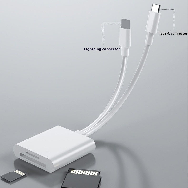 Universal Converter With Card Reader Interface Typec Interface Memory Card Unpackaged