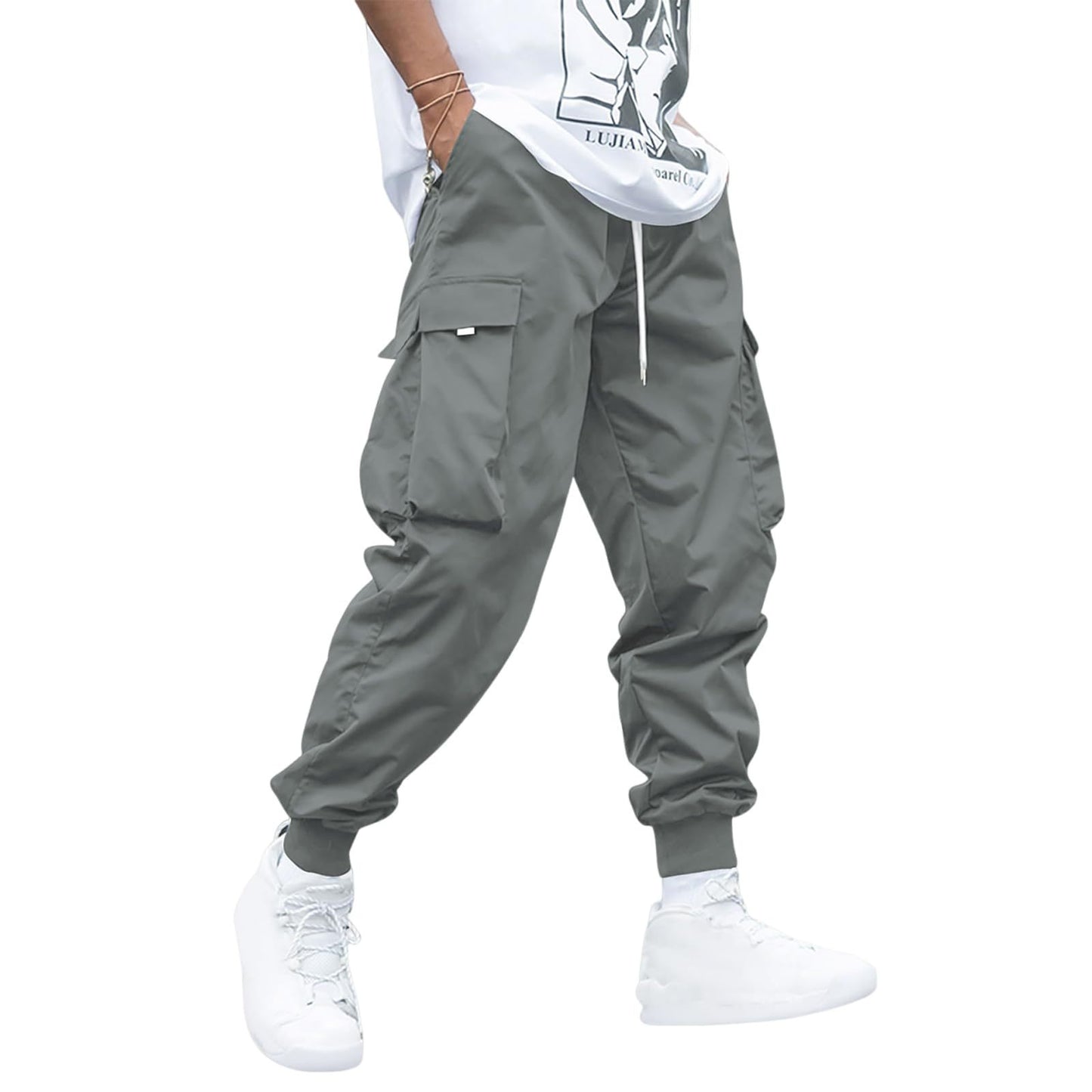 ✨ Oversized Cargo Multi-Pocket Pants – Rugged Style Meets Everyday Functionality! Dark Grey