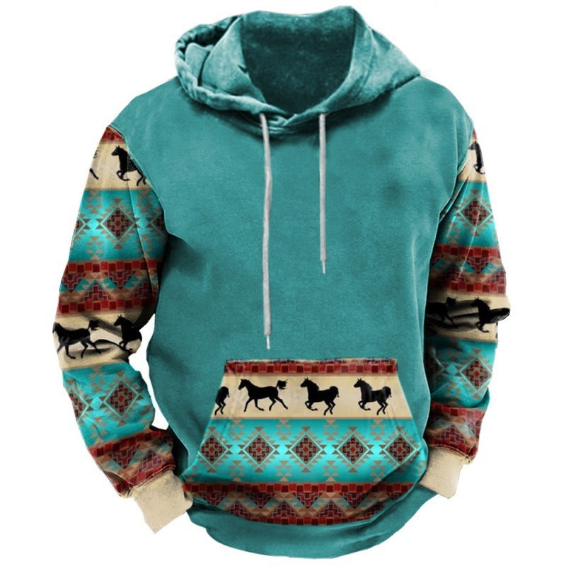 Men's Street Sports Fashion Hoodie TMW405 6