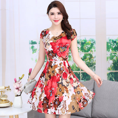Middle-aged Women Middle-aged Mother Women's Clothing Red
