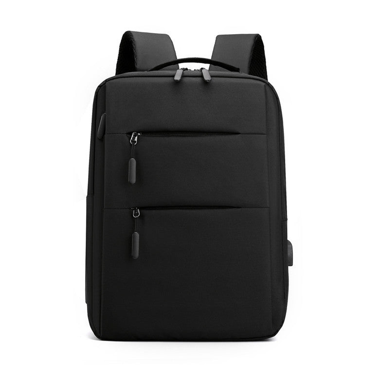 Laptop Backpack With USB Design High Capacity Bags Black
