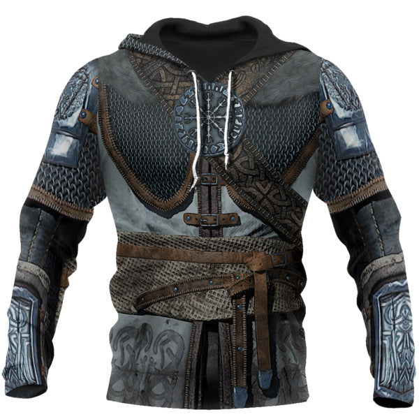 3D Digital Printing Hoodie Cartoon Men's Sweater Casual Sweatshirt