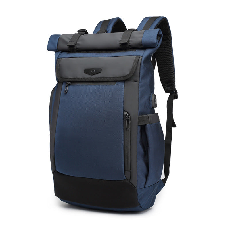 Student Business Travel Laptop Backpack Blue