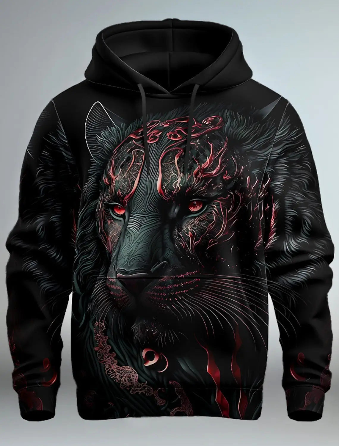 Fashion Brand Lion's Head 3D Hoodie Fashion Men And Women 8 Style