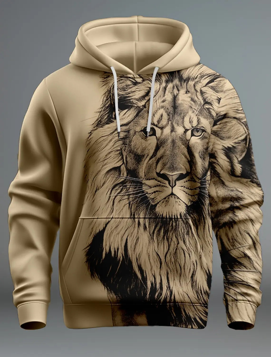 Fashion Brand Lion's Head 3D Hoodie Fashion Men And Women 12 Style