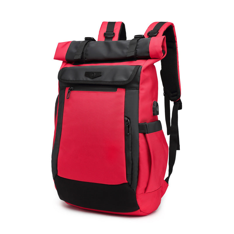 Student Business Travel Laptop Backpack Red
