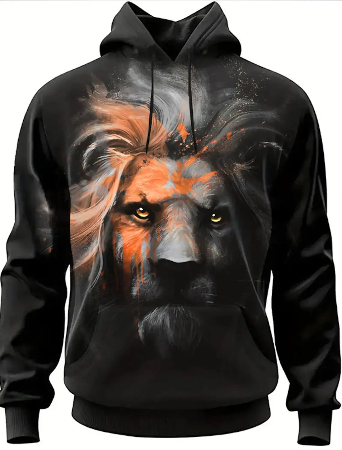 Fashion Brand Lion's Head 3D Hoodie Fashion Men And Women 10 Style