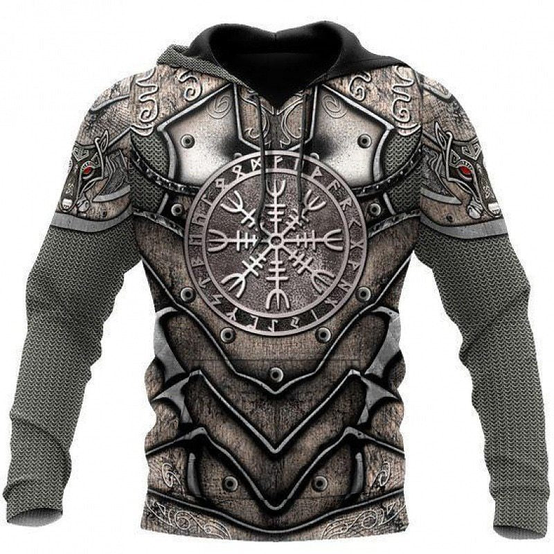 Men's Pullover Hoodie Bohemian Style 3v 5YNUW