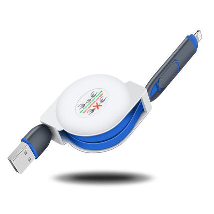 Telescopic charging cable Blue Basis