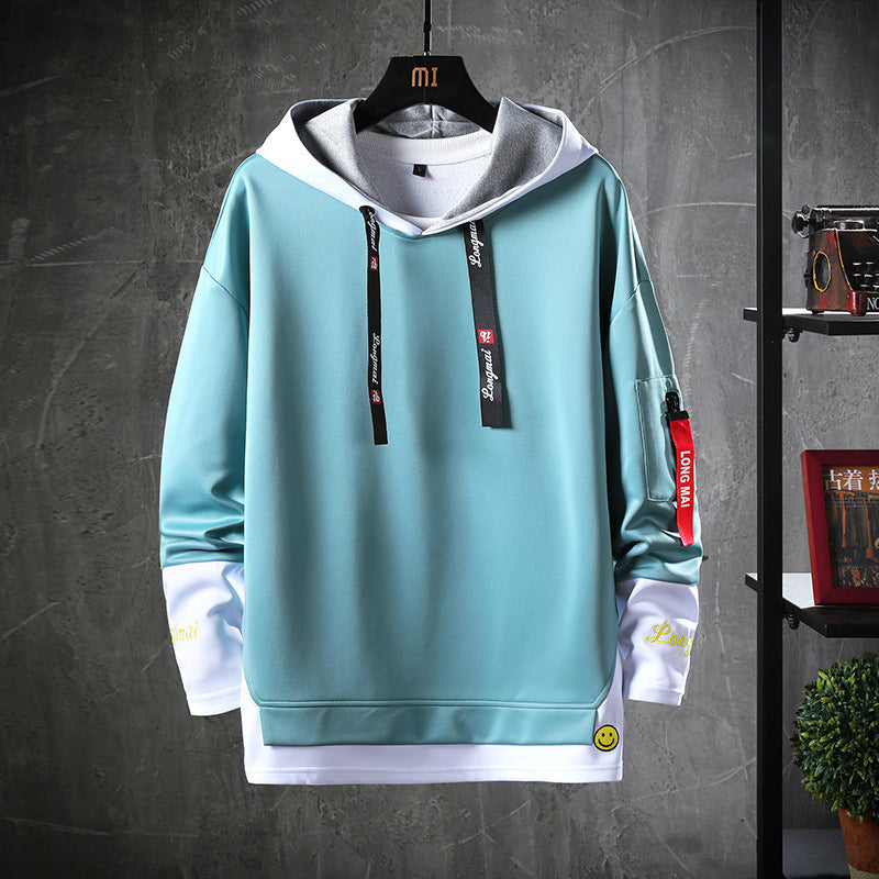 Hoodie clothes sweater Lake blue