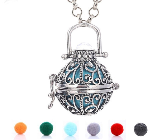 Aromatherapy essential oil necklace perfume diffusion sweater chain