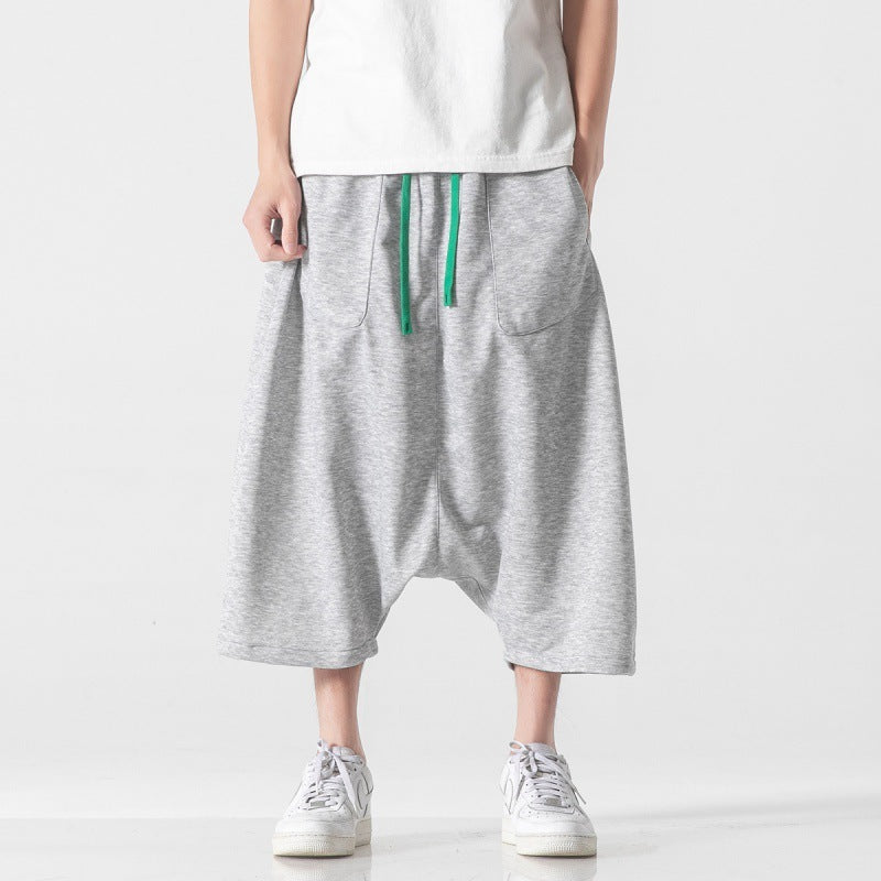 ✨ Men’s Casual Loose Wide-Leg Pants – Effortless Style and Comfort for Every Day! Light Grey