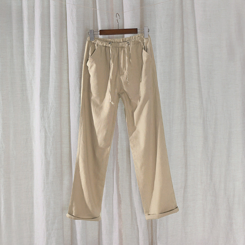 ✨ Casual Loose Beach Pants – Lightweight, Breezy, and Stylish! Dark khaki