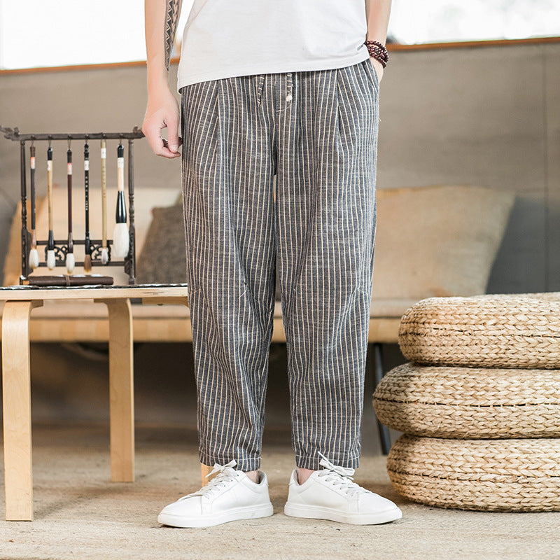 ✨ Loose Harem Linen Pants – Effortlessly Stylish and Comfortable! Grey