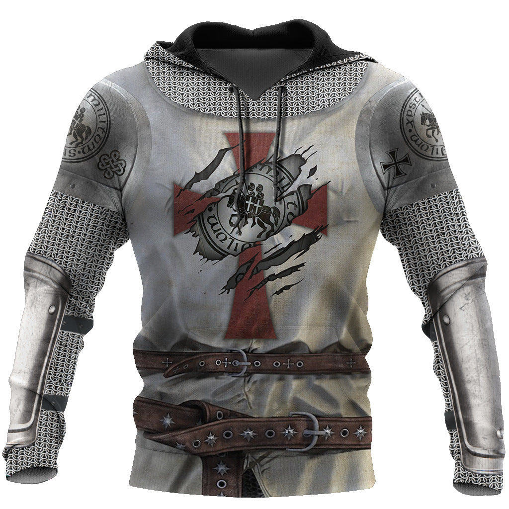 European And American 3D Sweater Digital Printing Hoodie