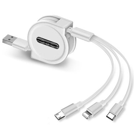 Telescopic charging cable White Ultimate