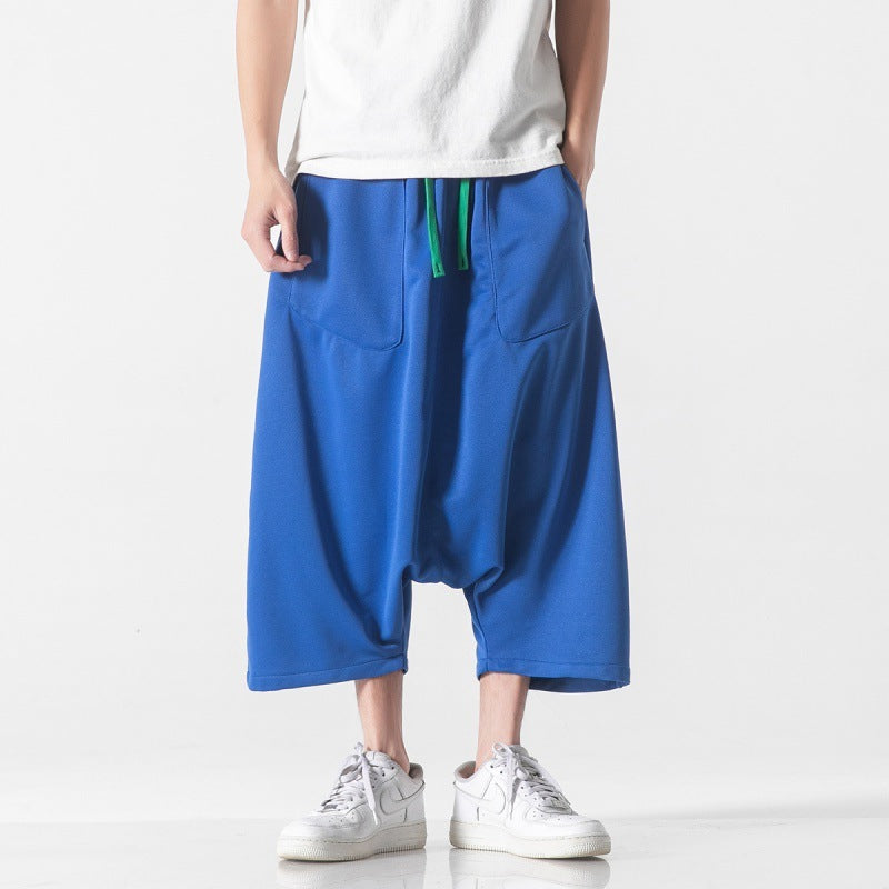 ✨ Men’s Casual Loose Wide-Leg Pants – Effortless Style and Comfort for Every Day! Blue