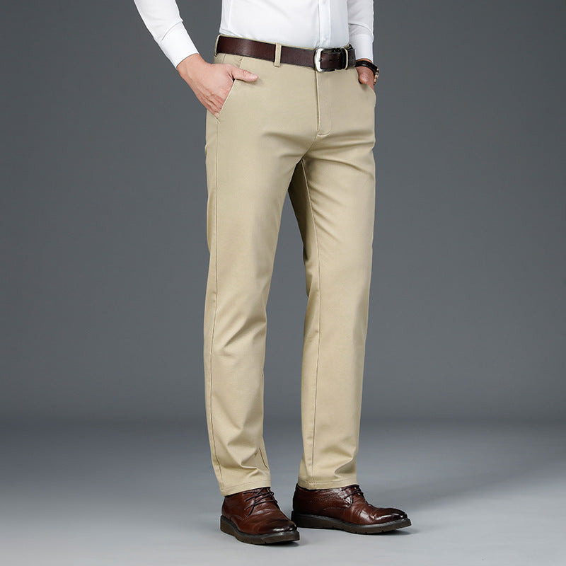 Men's Middle-aged Loose Business Casual Pants