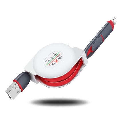 Telescopic charging cable Red Basis