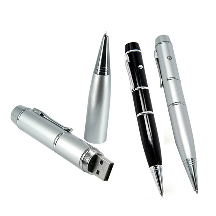 Multi-function U disk pen metal pen laser pen