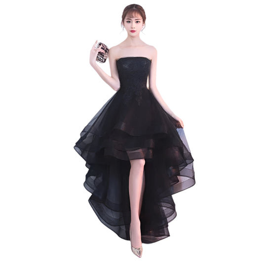 Women's short and long evening dresses Black