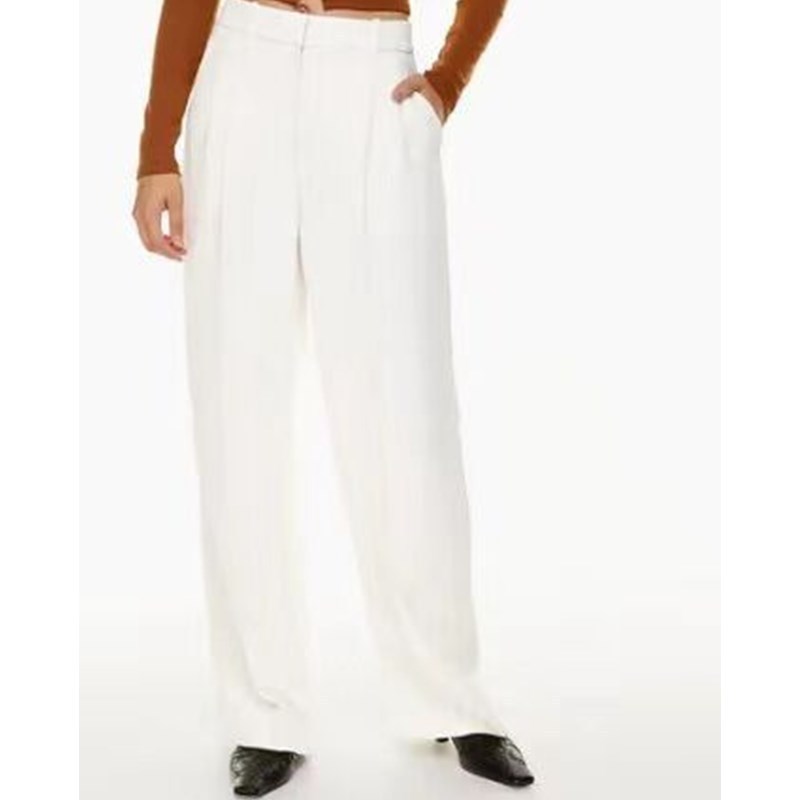 Women's Fashion Casual Hundred High Waist Wide Leg Pants