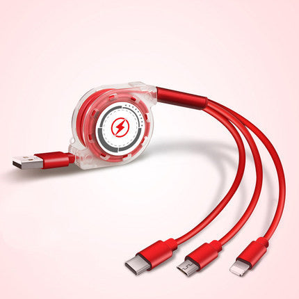 Telescopic charging cable Red Upgrade