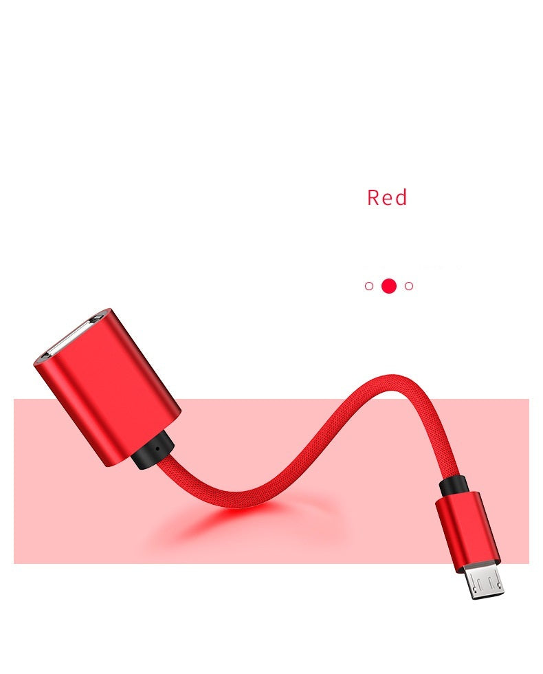 Mcrio OTG Wire Micro To 30A Female Adapter Cable 20 Extended Data Cable OTG Adapter Cable Adapter Cable