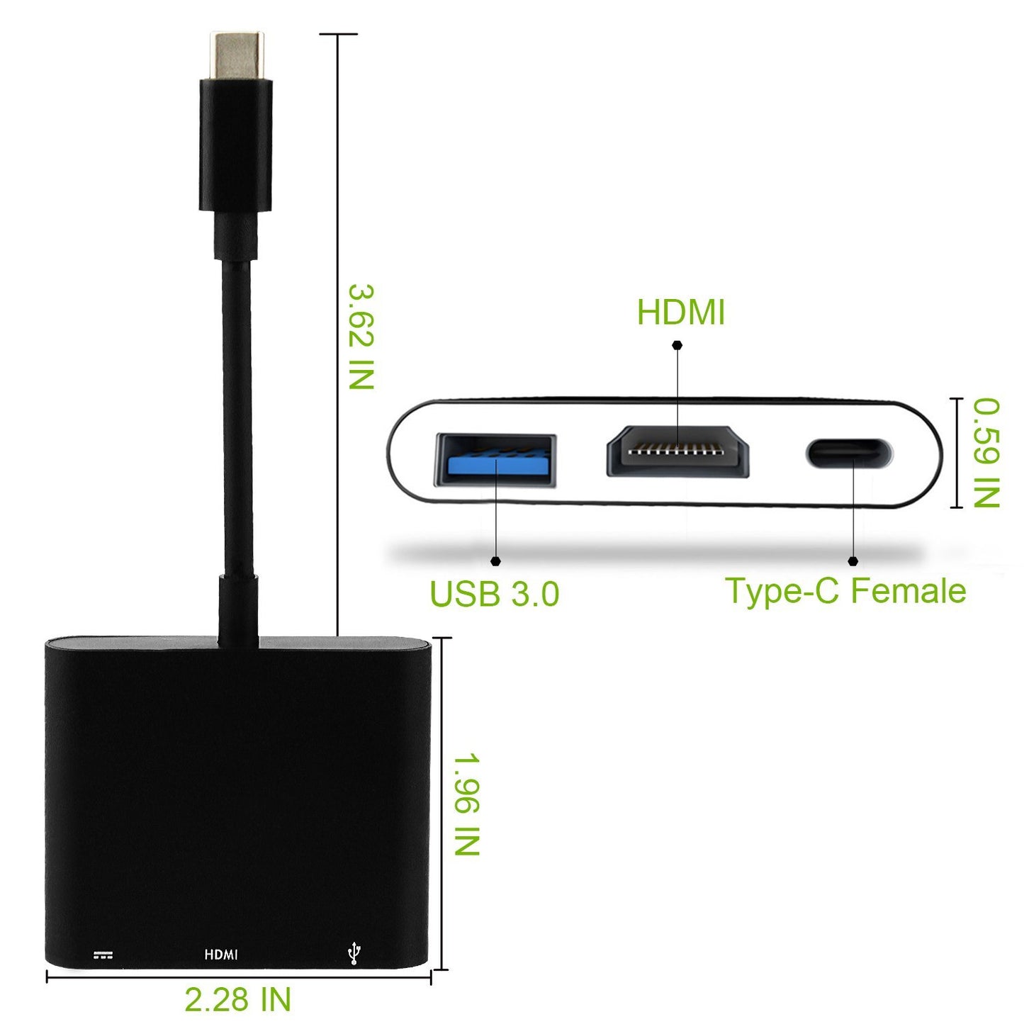 USB3.1 Type-C TO HDMI adapter cable